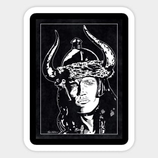 CONAN THE BARBARIAN (Black and White) Sticker